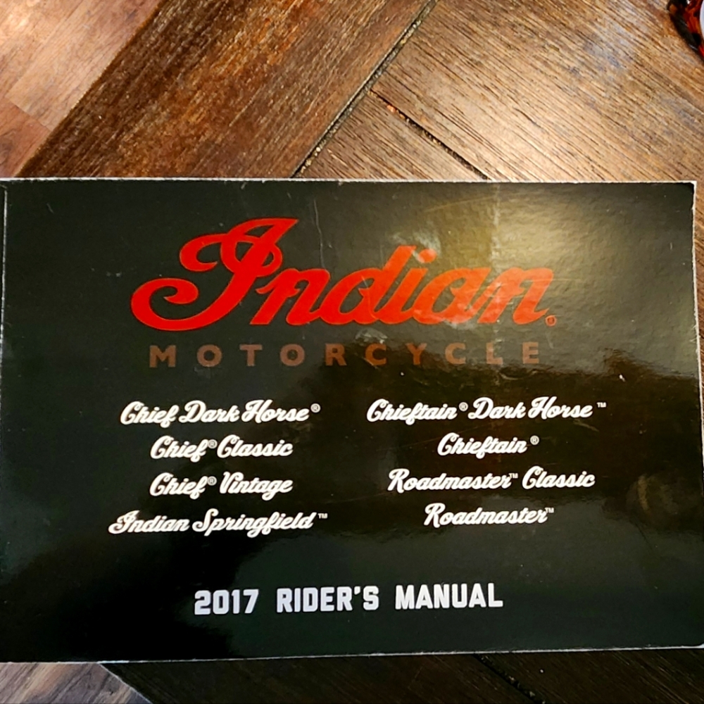 2017 Indian Motorcycle Rider's Manual